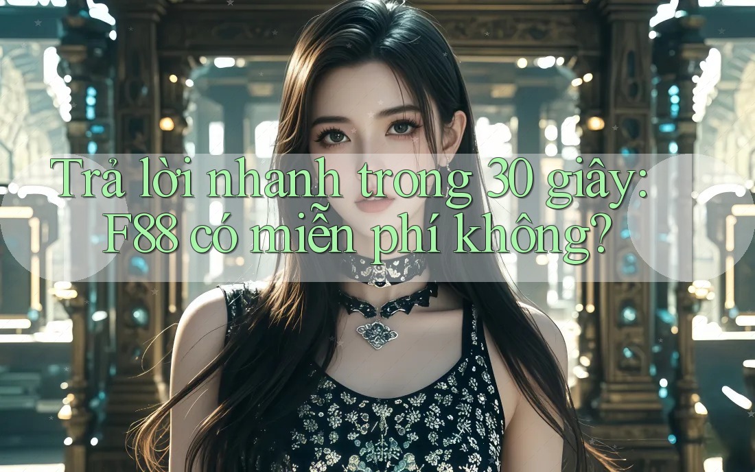Trả lời nhanh trong 30 giây: F88 có miễn phí không?