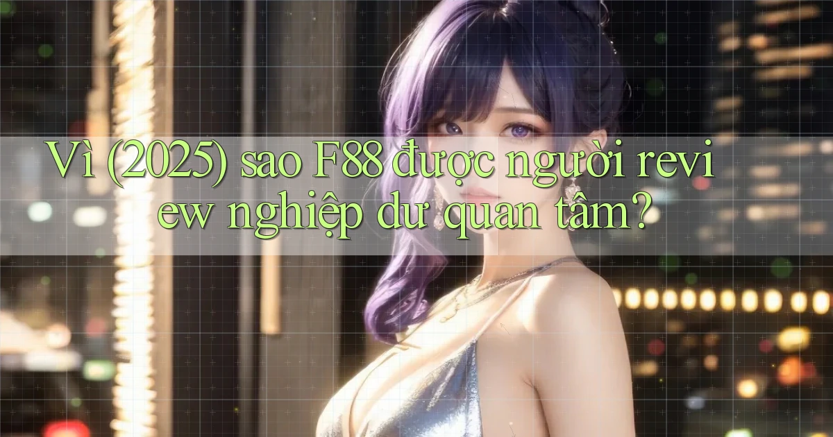 Vì (2025) sao F88 được người review nghiệp dư quan tâm